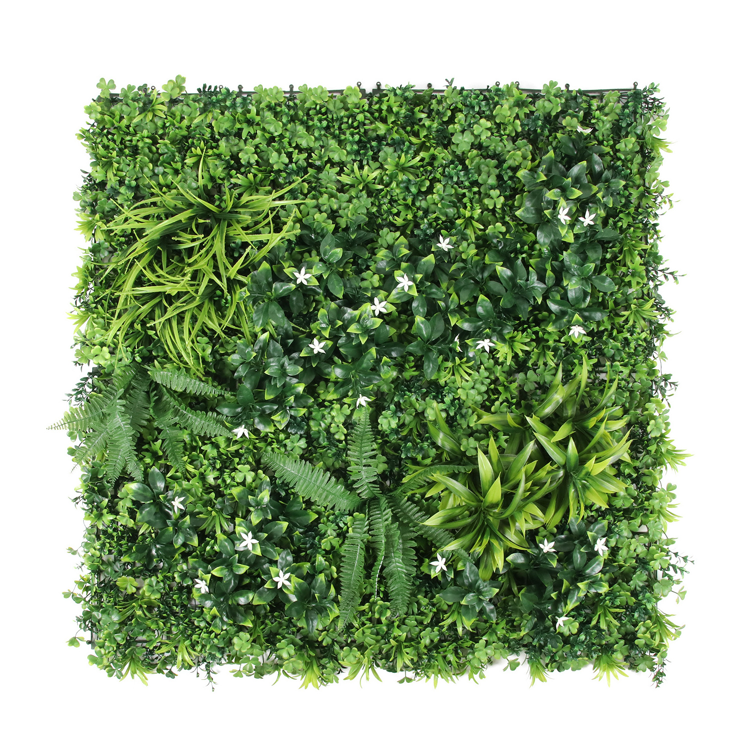 Pq9 Wholesale Plastic Greenery Foliage Panel Artificial Boxwood Hedge Grass Wall for Vertical Garden Decor