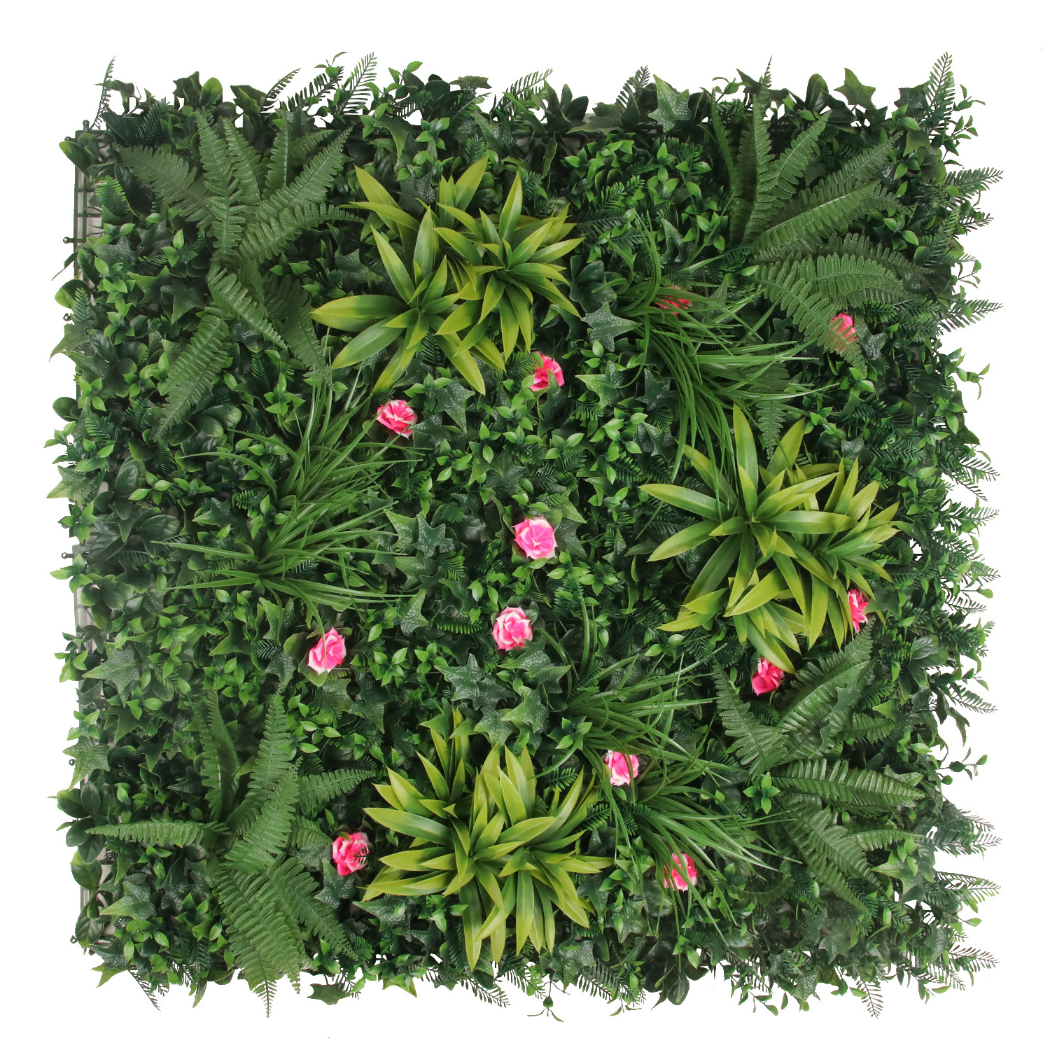 Pq24 Outdoor Decoration Plastic Wall Covering Faux Green Leaf Hedge Boxwood Artificial Green Wall