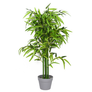 Wholesale plastic faux bonsai bamboo tree artificial plants for home outdoor indoor decoration