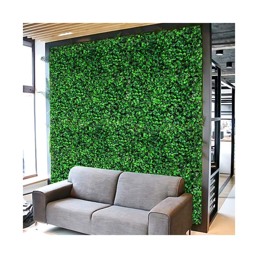 P6  Wholesale Faux Outdoor Fence Greenery Panels Artificial Plants Synthetic Grass Wall for Privacy Garden Decor