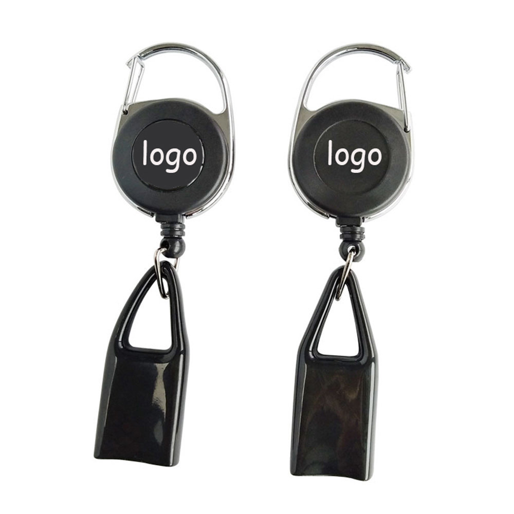 2023 Retractable Pull Reel Keychain Lighter Holder Customized Logo Dispossiable  Lighter Simplicity Leash Lighter Sleeves