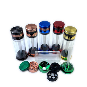 New Arrival Pre Rolled Cones Herb Grinders Easy Use Tobacco Grinding Tool Auto Filling Grinder