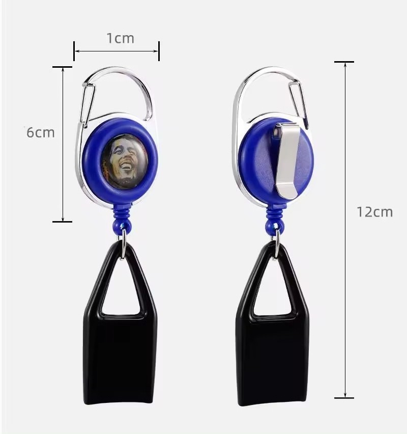 Hot Stock Best Design High Quality Custom Retractable Keychain Clip Badge Reels Lighter Holder Leash