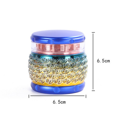 2024 Hot Sale New design 63MM Zinc Alloy Custom Moedor De Ervas Crusher Metal Tobacco Herb Grinder