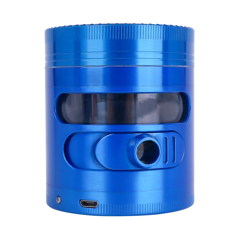 New Design Smoke Grinder High Quality Window Metal Herb Grinder Concave Cover Herb Grinder Smoking Accessories