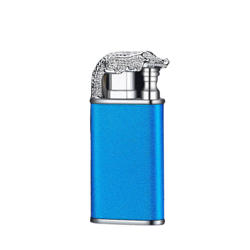 New Jet Torch Lighters windproof Butane Gas Twin Flame Lighters Promotional Gift metal retro can be replenished lighters