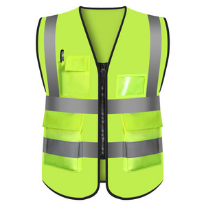 Wholesale custom print Reflective Clothing site construction reflective vests Reflective Safety Clothing