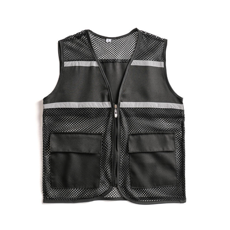 Public Welfare Activities Mesh Breathable Work Clothes Volunteer Engineering Vest Set Wholesale Reflective Safety Vest With Logo