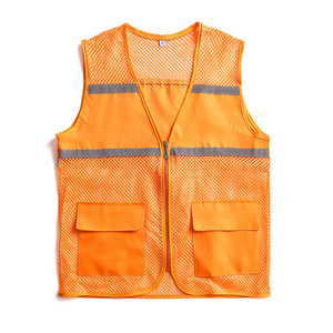 Public Welfare Activities Mesh Breathable Work Clothes Volunteer Engineering Vest Set Wholesale Reflective Safety Vest With Logo