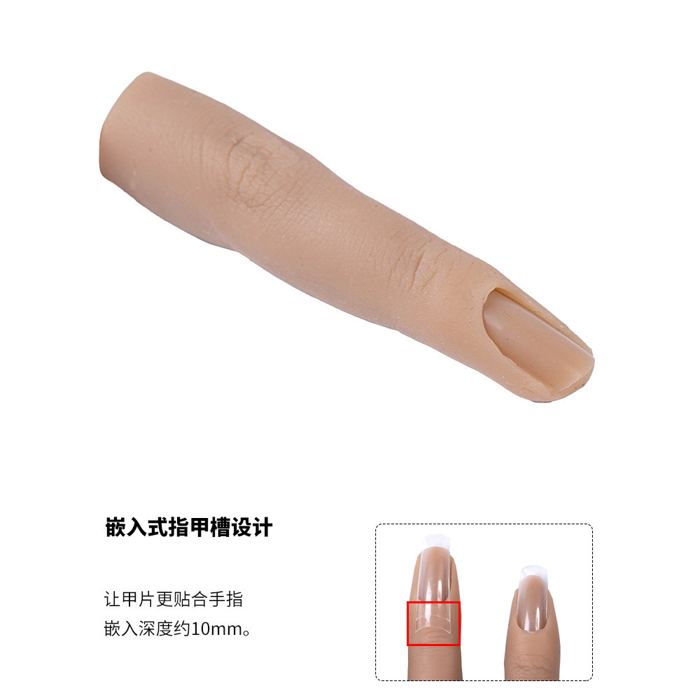 Wholesale Artificial Training Artificial Finger Nails Model Nail Art Practice finger