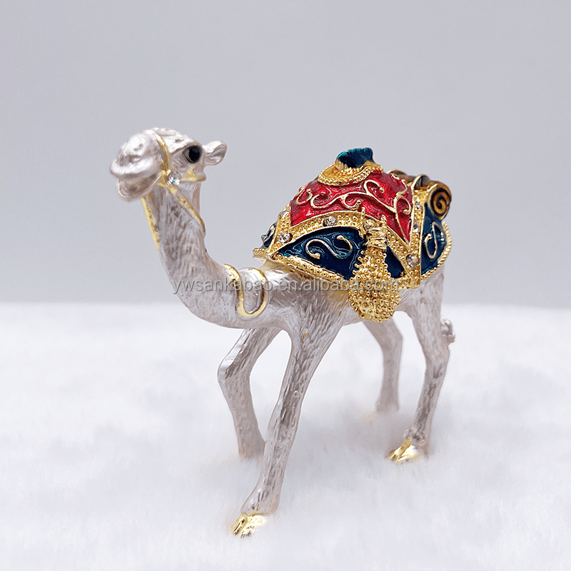 Trending products 2023 Camel Craft Gifts Hand Painted Trinket Box Home Decoration souvenirs gift