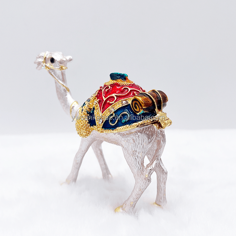 Trending products 2023 Camel Craft Gifts Hand Painted Trinket Box Home Decoration souvenirs gift