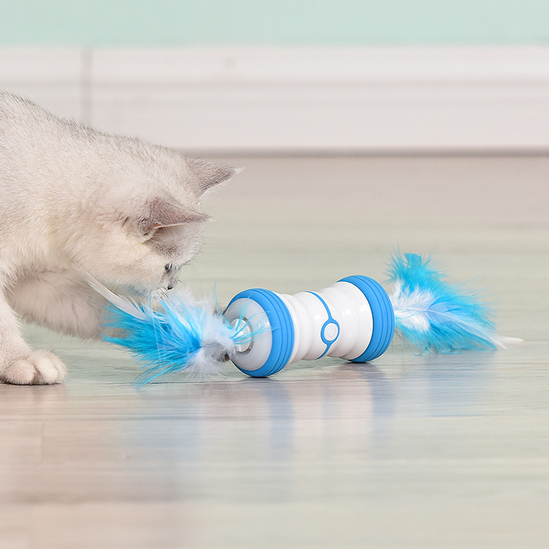 New Interaction Pet Electric Cat Toy Magic Wand Funny Cat Ball Car Automatic Rotation Funny Cat Gadgets