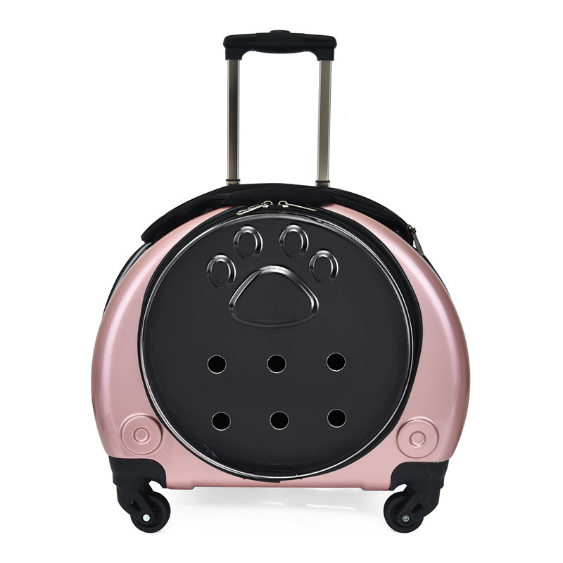 20'' Cute Cartoon Cat Or dog  Hardside Carry-on Suitcase 360 Degrees Rotation Carry On Luggage