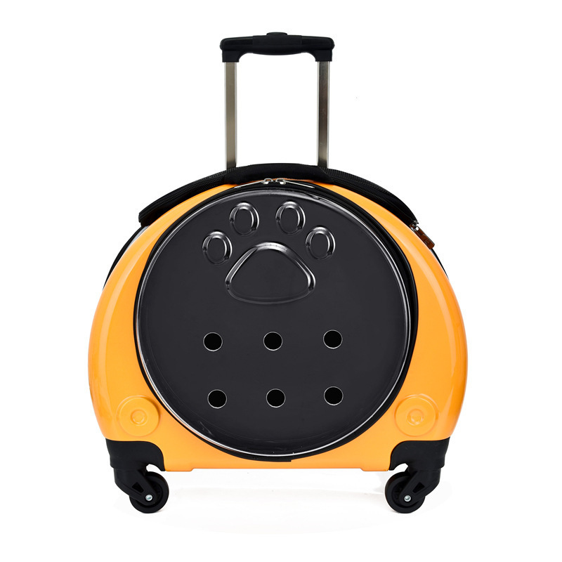 20'' Cute Cartoon Cat Or dog  Hardside Carry-on Suitcase 360 Degrees Rotation Carry On Luggage