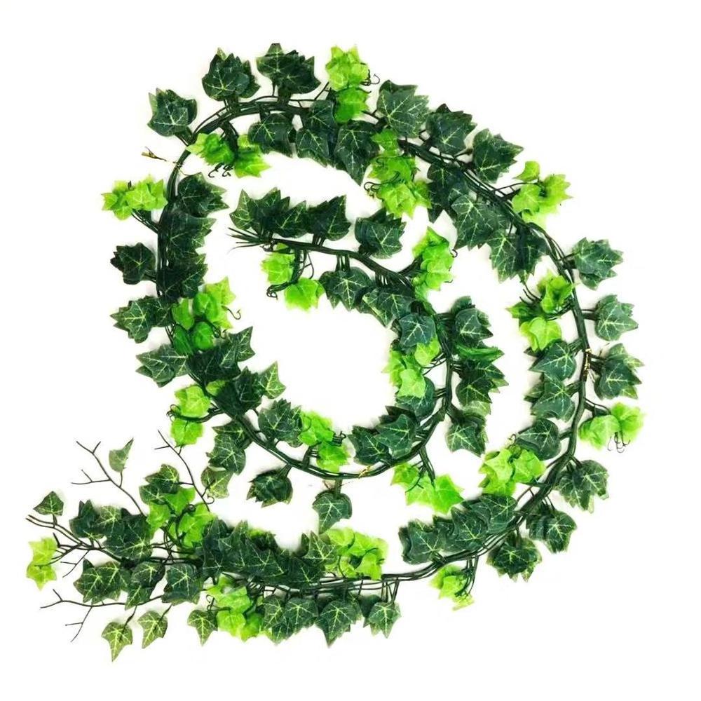 Artificial leaves Simulation creeper wall hanging rattan plastic sweet potato leaves 100 leaves