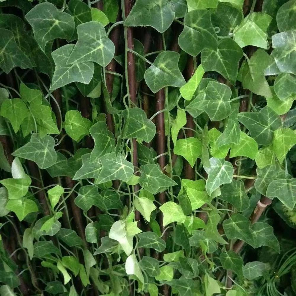 Artificial leaves Simulation creeper wall hanging rattan plastic sweet potato leaves 100 leaves