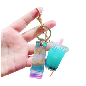 caneta de luxo com chaveiro Card Holder Accessories Mini Photo Football PVC+ABS Acrylic Silicone ABS+Glue Bear Custom Key Chains