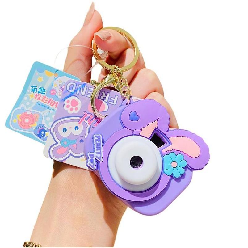 Corgi Keychain Sublimation Shoe Ring Set With Flower Pendant ABS+Glue Led Silica gel Soft Toy Mini Photo TPR Custom Key Chains