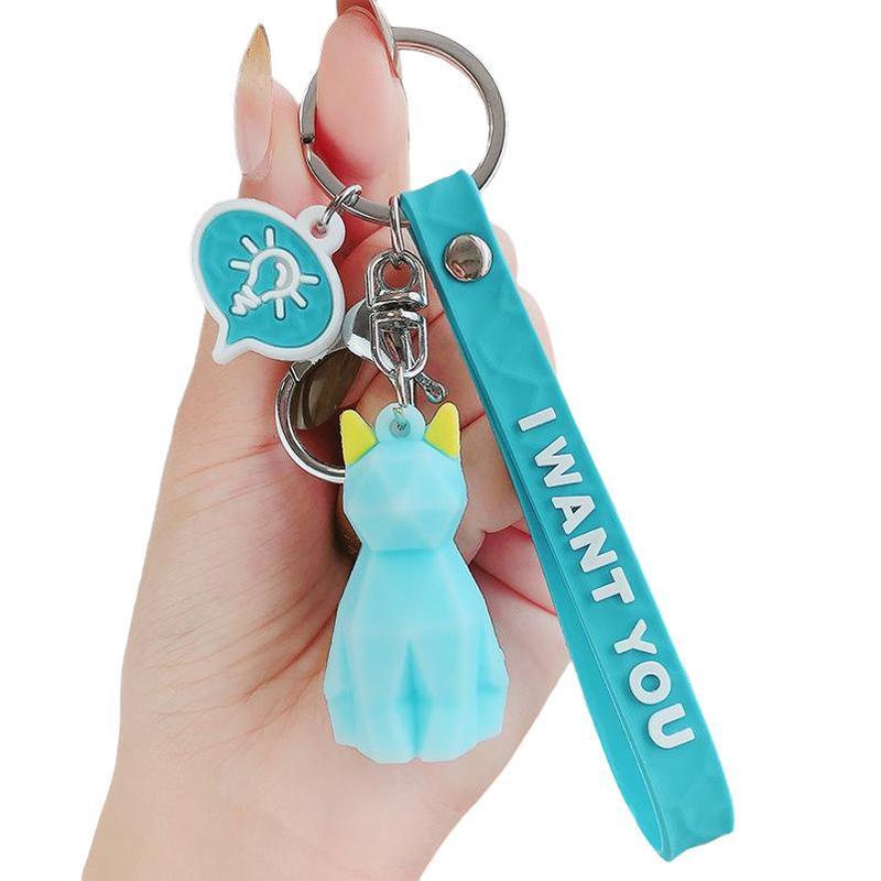 Stitch Keychains Luxury Sublimation TPR PP Shoe Self Defense Wholesale Car Silicone PVC+Resin Heart Custom Promotional Keychains