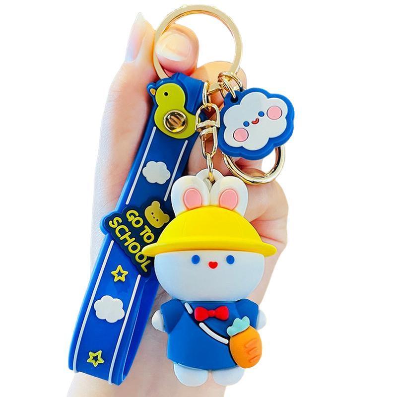 PU Mini Knife acrylic paint Anime Wristlet TPR Resin Sneaker Led In Bulk Bottle Cartoon PVC+Resin Custom Promotional Keychains