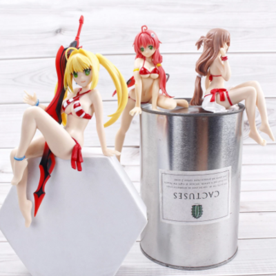 Sexy Girl Anime Figure Pvc Sword Art Online Collectible Doll Ornaments Yuuki Asuna Action Toys Figures