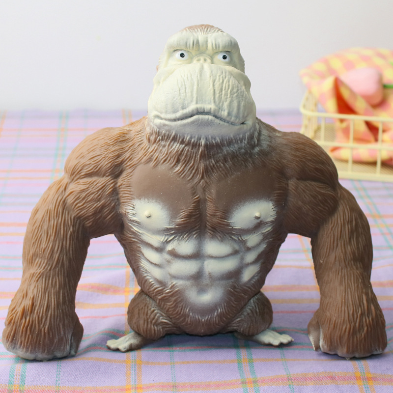 Hot Selling Products 2022 Gorilla Decompression Toy Squeeze Orangutan High Elastic Gorilla Angry Stress Relief Toy for gifts