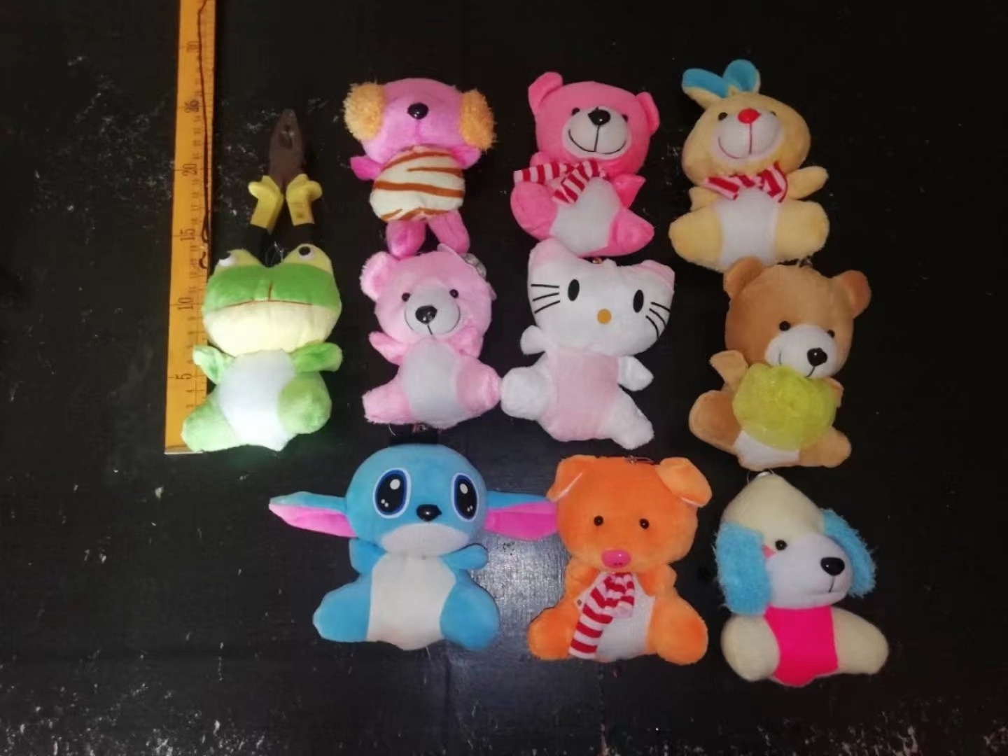 Factory 7-10cm Crane Machine Mini Plush Toy Vending Machine Doll claw Machine Plush stuffed Animal Toys With Keychains