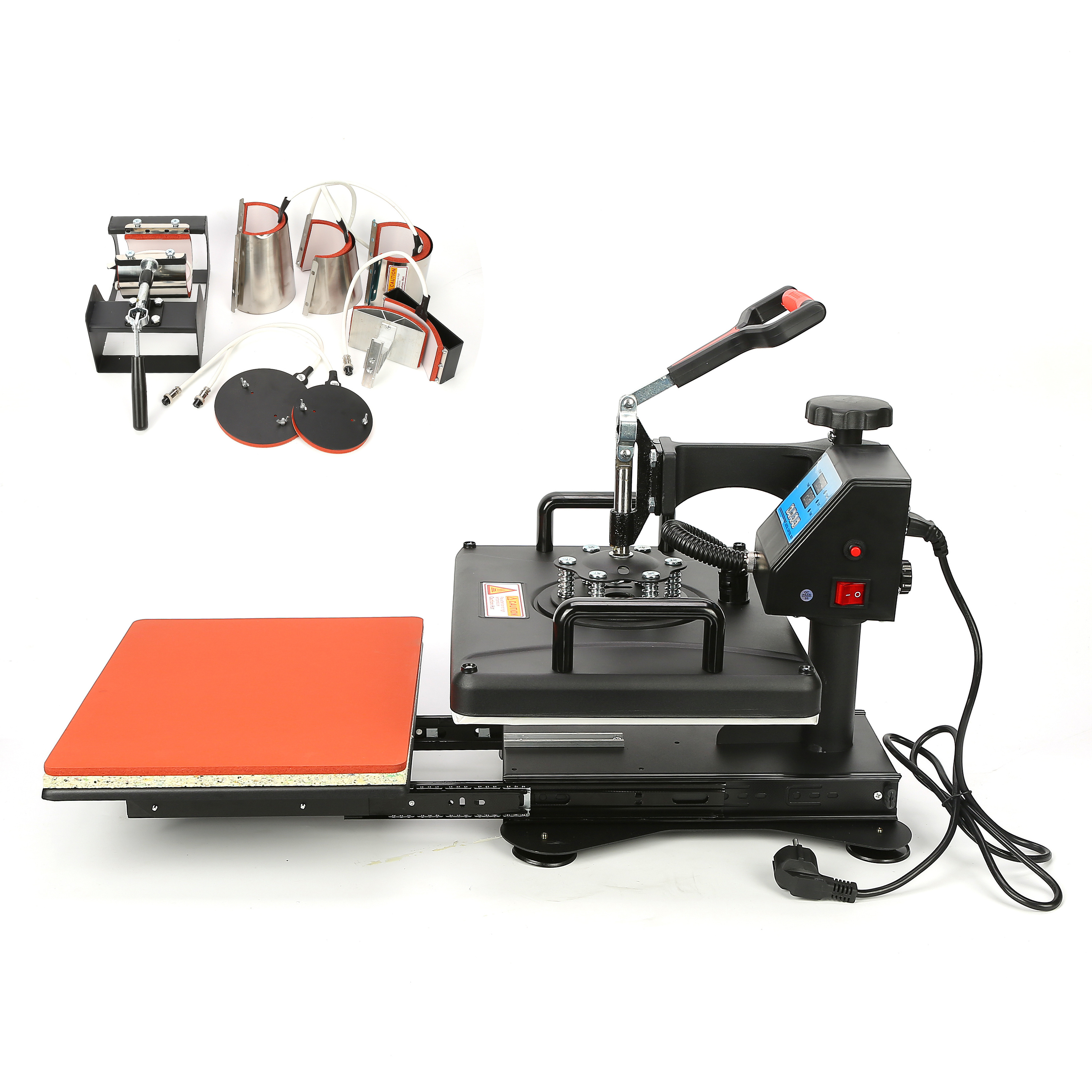 2024 High Quality Multifunctional Combo 10 In 1 Heat Press Sublimation Machine With Mug Plate Hat Press For t-Shirt