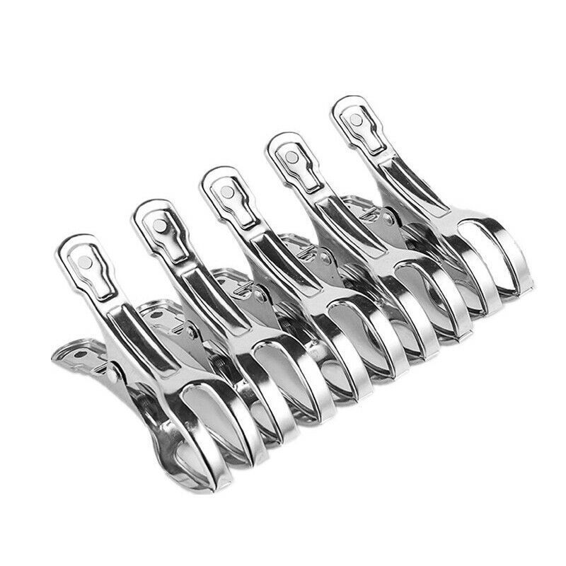 Stainless Steel Clothes Pegs Hanging Pins Laundry Windproof Clips Hangers