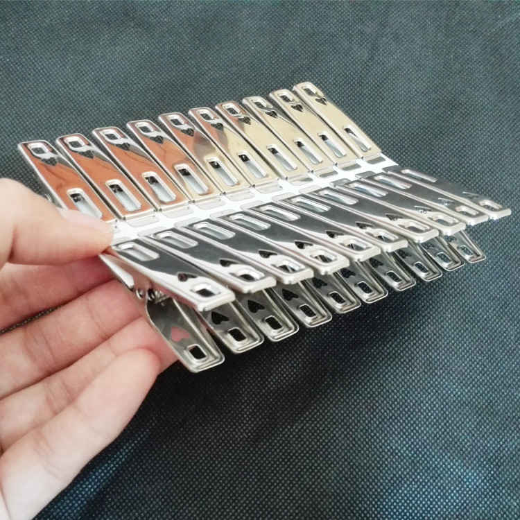 Wholesale Home & Garden Products Laundry Pegs Spring Clothes Clips Quality Stainless Steel Heart Clothes Pegs