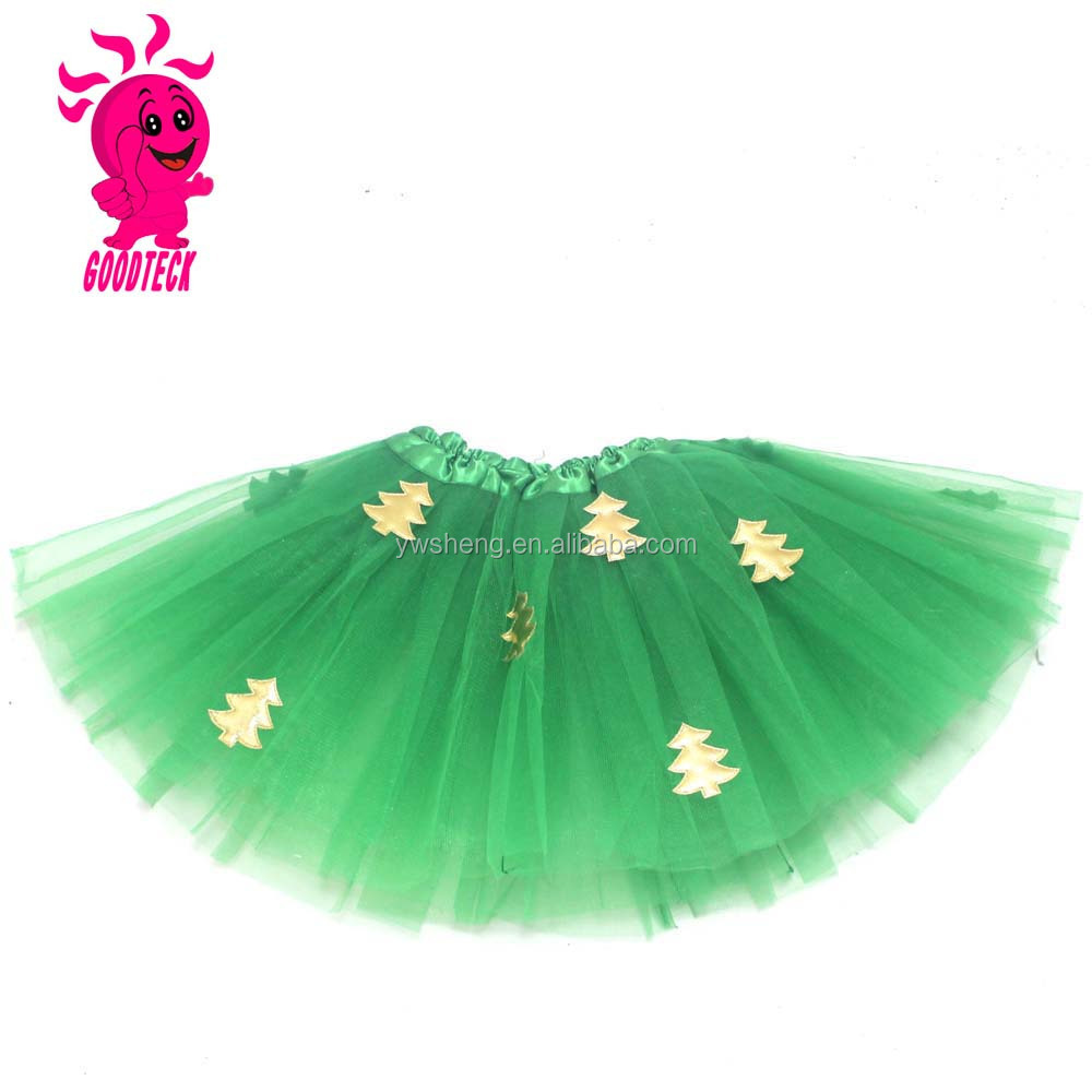 Top Sale 3 layer Girls Christmas Tutu Cheap Wholesale ballet Kids dance Tutu