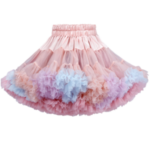 Tutu skirt New Princess skirt Children's Birthday Pettiskirt Girls' Yarn Skirt