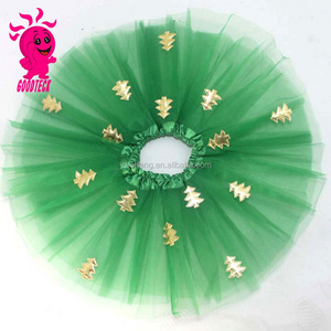 Top Sale 3 layer Girls Christmas Tutu Cheap Wholesale ballet Kids dance Tutu