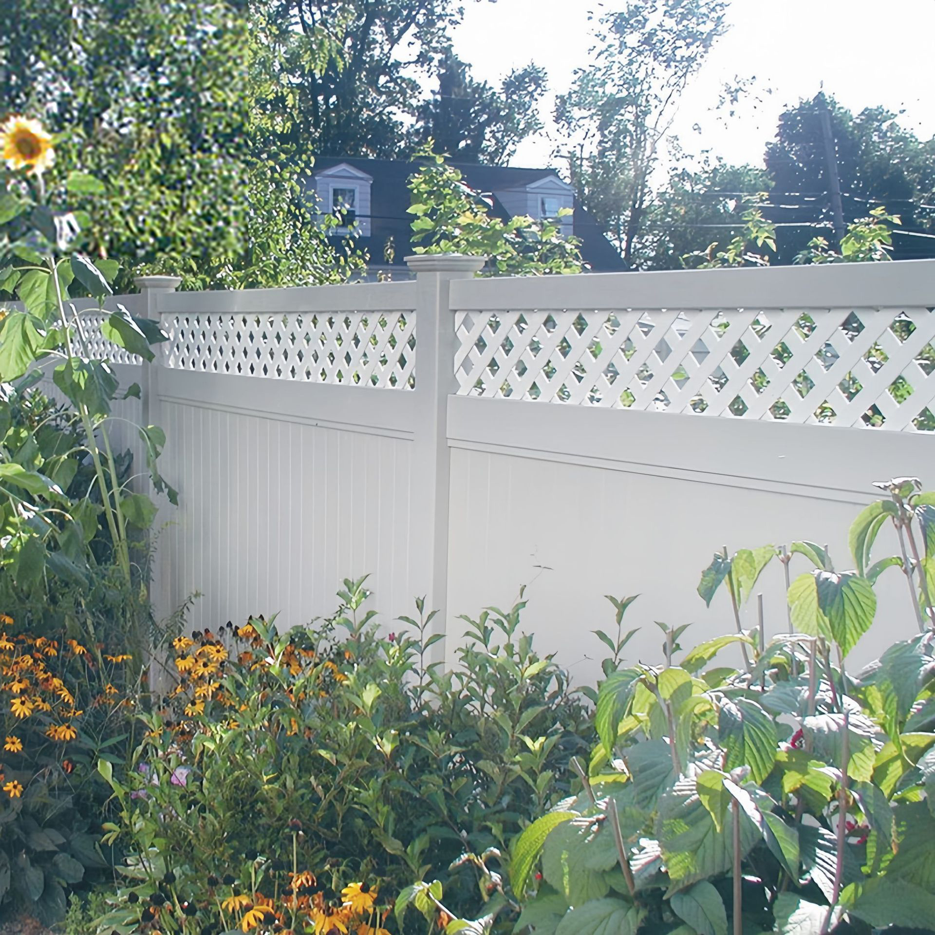 sustainable fence pvc vinyl portable pvc fence pvc fence panel white gate