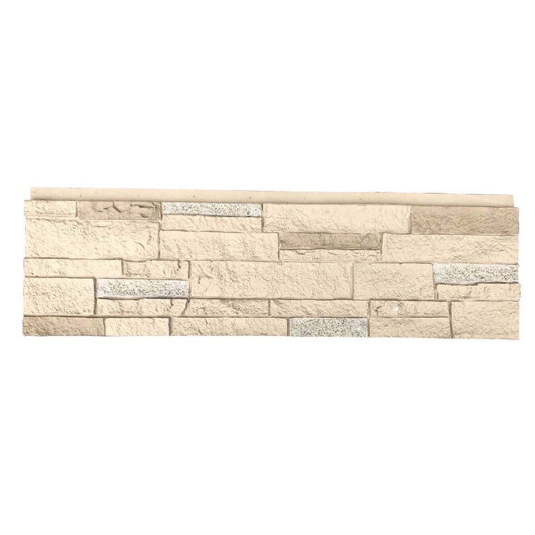 Manufacturer Low Price Faux Stone Veneer Panel Faux Stone Wall Pu Cladding Exterior Pu Stone Panel