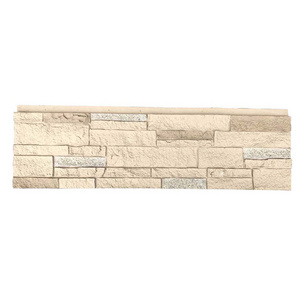 Manufacturer Low Price Faux Stone Veneer Panel Faux Stone Wall Pu Cladding Exterior Pu Stone Panel