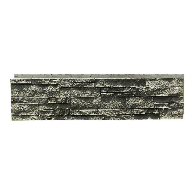 Manufacturer Low Price Faux Stone Veneer Panel Faux Stone Wall Pu Cladding Exterior Pu Stone Panel