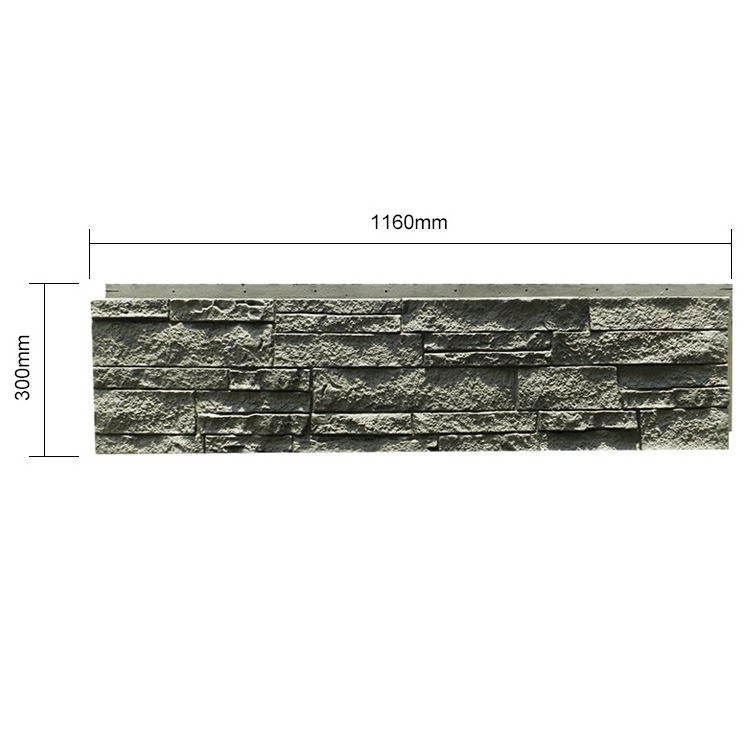 Manufacturer Low Price Faux Stone Veneer Panel Faux Stone Wall Pu Cladding Exterior Pu Stone Panel