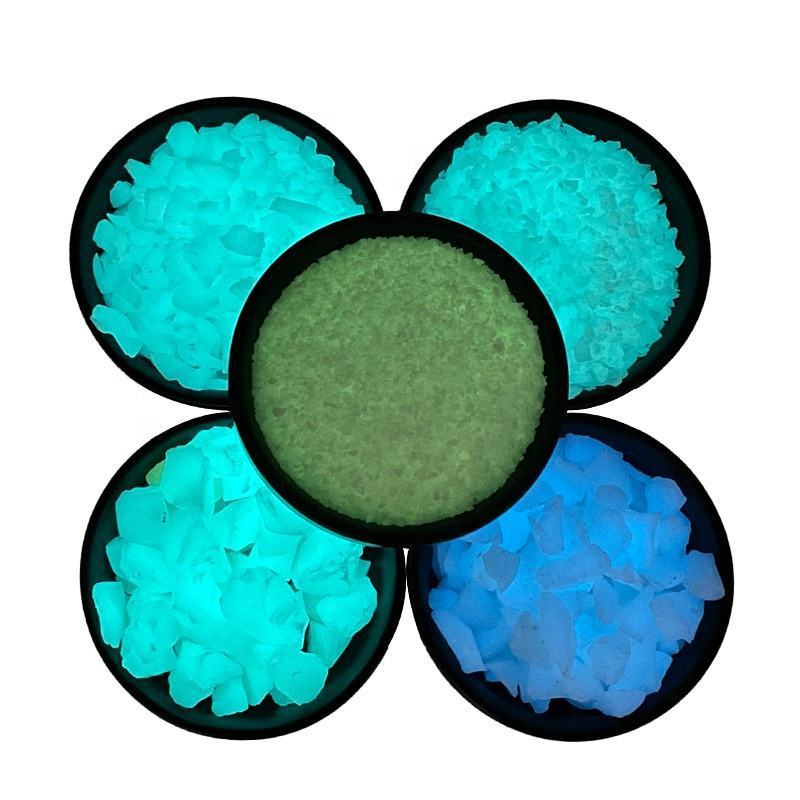 Colorful Glow In The Dark Stones Natural Glowing Stone Pebbles Stones Aquarium Glowstone