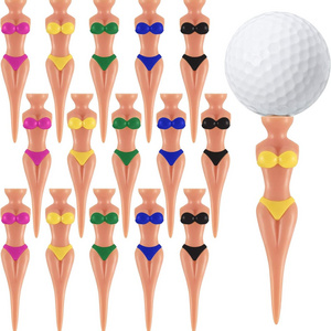 Funny Golf Tees Lady Girl Golf Tees 76 mm 3 Inch Plastic Pin Up Home Women Golf Training Accessories