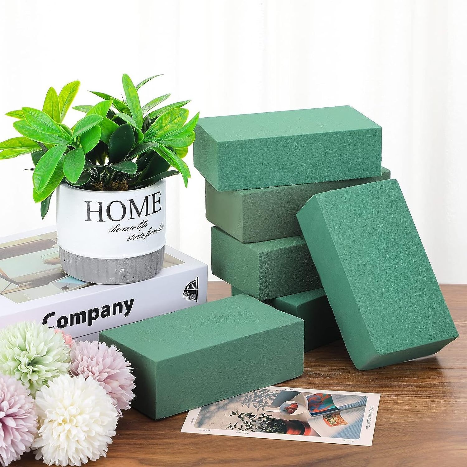 Floral Foma Dry Wet Brick Florist Foam Blocks for Artificial Flower Arrangement Supplies Florist Foam  Craft Plant Filler