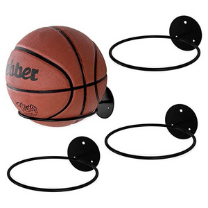 Metal Ball Holder Wall Mount Display Storage Ball Rack Ball Holder for Basketball