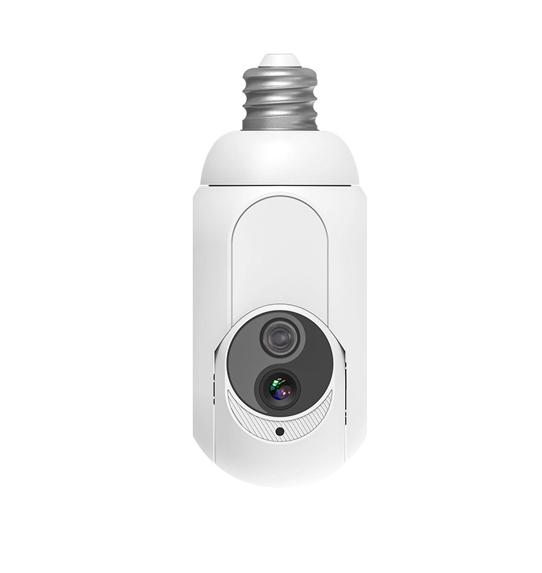 Easy and fast installation  motion detection  humanoid tracking   E27  screw  wireless  bulb security camera