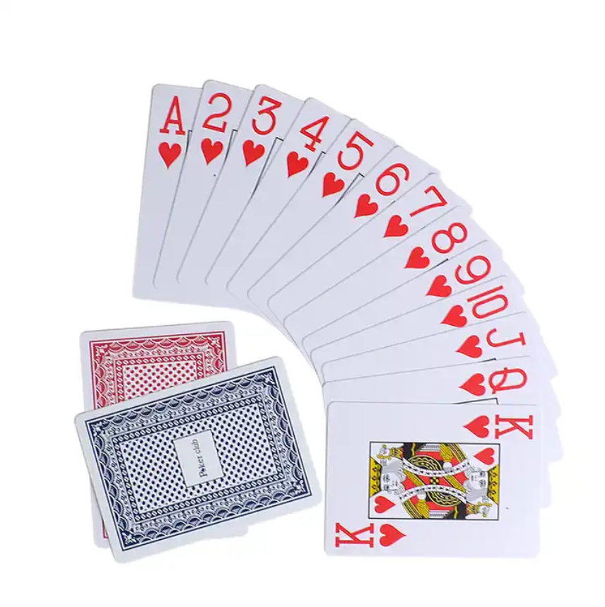 High Quality 100% Plastic Pvc Waterproof Polish Poker Card Board Game Playing Cards