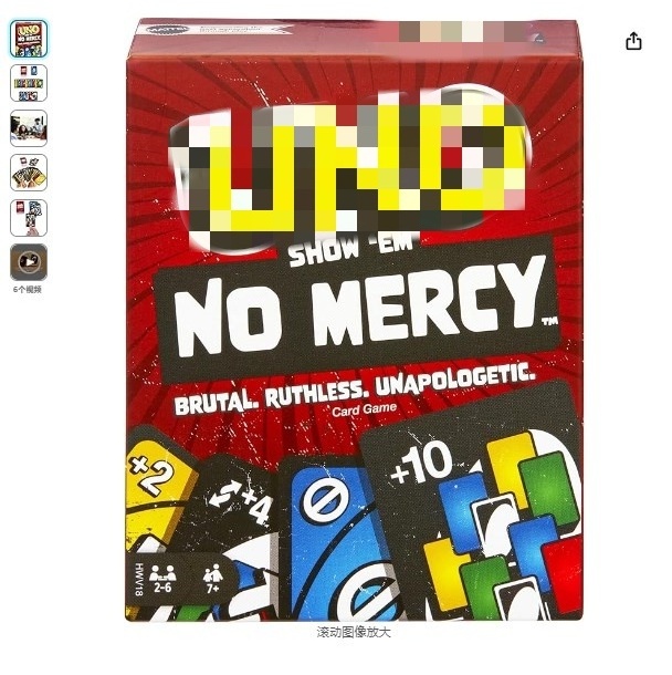 Unos no Mercy Card Game Poker Card Board Game One Pieced Toy4 Super Marios Family Party Playing Game Deck Paper PrintiToy For K