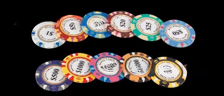 2024 Custom Personalize Logo Size Picture 14g/pcs Entertainment Game Ceramic Abs Clay Poker Chips Set