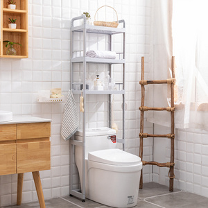 Multi-functional 3 Tier Over Toilet Shelf Rack Bathroom Space Saver Toilet Stand Shelves Above Toilet Organizer