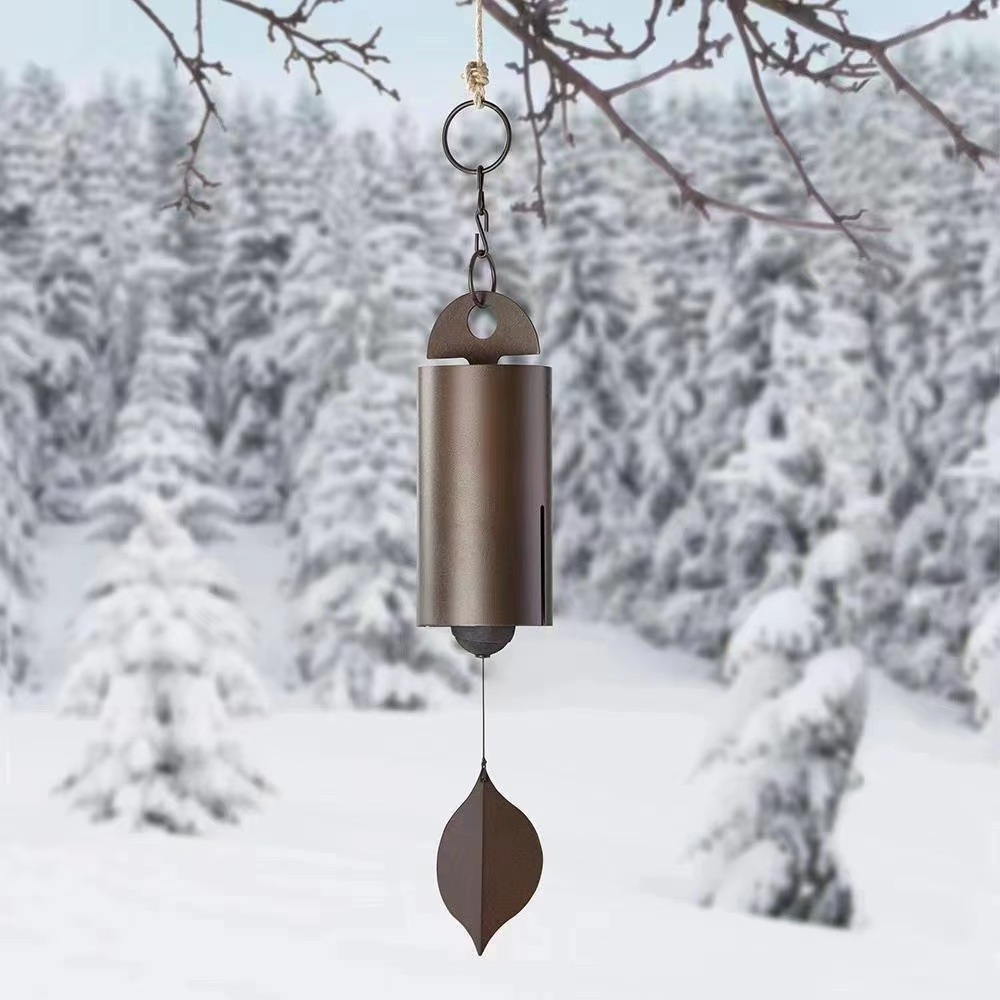 Outside metal Deep Tone Garden Bells Wind Chimes Deep Resonance Serenity Bell Large Wind Chimes door decor