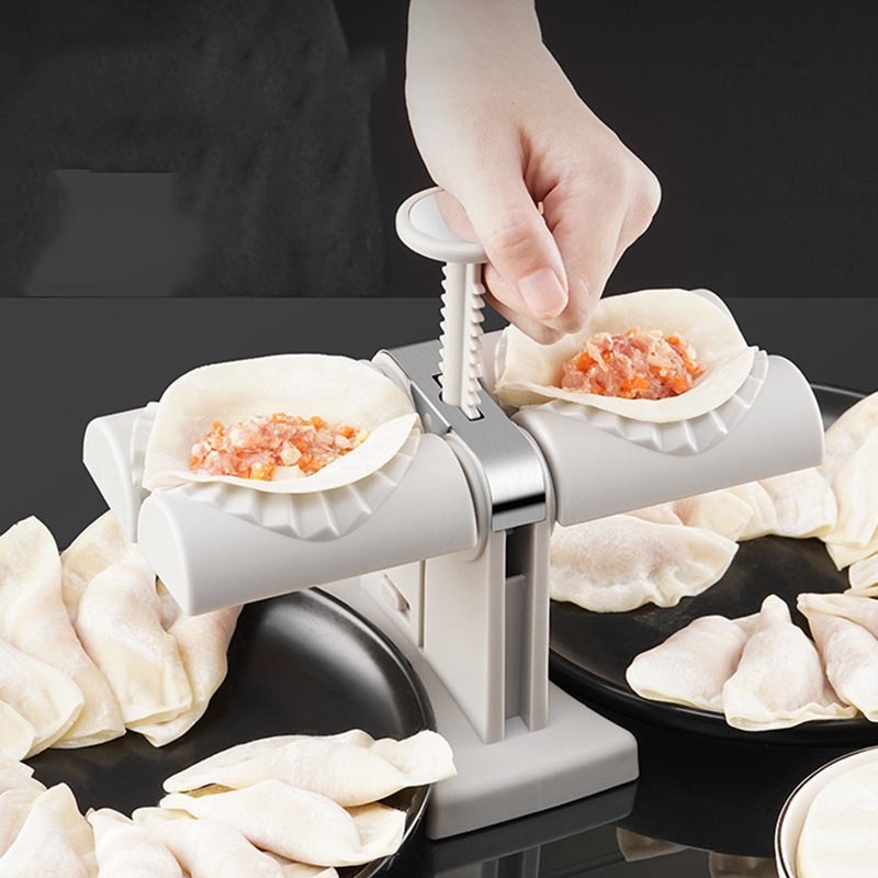 Custom logo Automatic Electric Dumpling Maker Machine Make Dumplings Empanadas Quickly Household Dumpling Maker Press